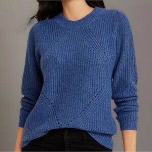 Maurices Women’s Blue Cable Knit Sweater